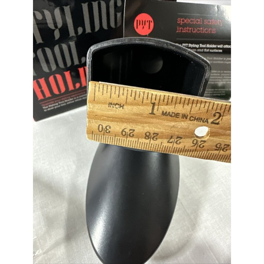 Styling Tool Holder NIB Pretty Young Thing PYT Heat Resistant Suction Cup Black - Picture 5 of 7